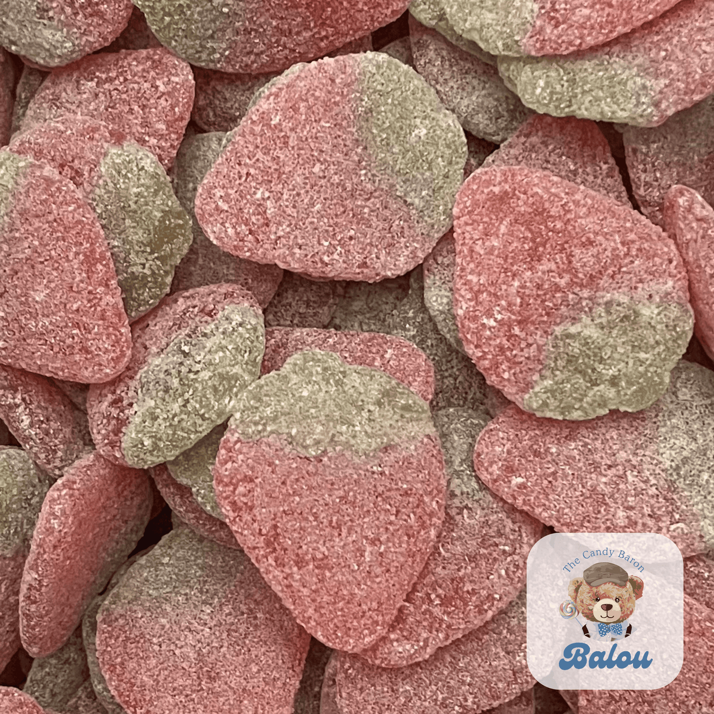 Grote Gesuikerde Aardbeien