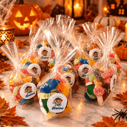 Halloween Treat Minis - 10 uitdeelsnoepzakjes (50g/st.).
